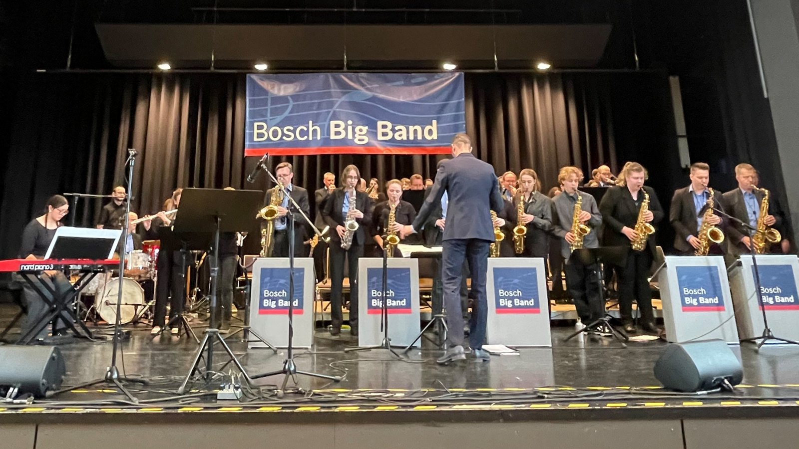 Die Bosch Big Band serviert Klassiker der Swing-Ära bis zu modernen Kompositionen.  Foto: p