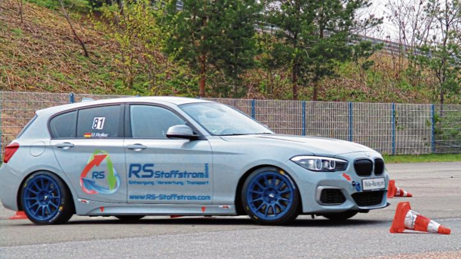 Ein Pollerfehler hat Udo Roller beim Automobilslalom in Kronau den Sieg gekostet. Foto: privat Ein Pollerfehler hat Udo Roller beim Automobilslalom in Kronau den Sieg gekostet. Foto: privat