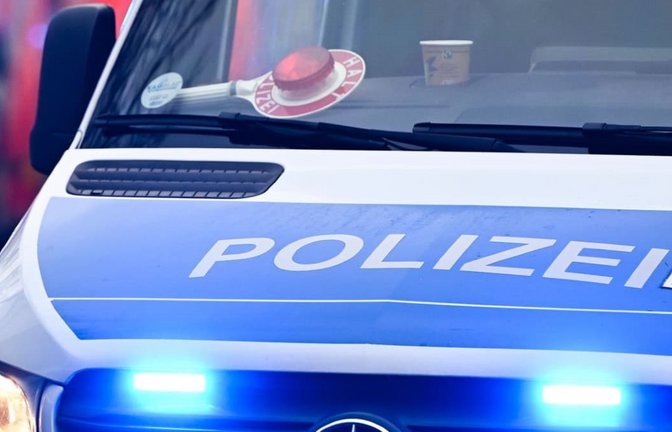 Motorhaube und Windschutzscheibe eines Polizeiautos sind von einem Pferd demoliert worden (Symbolfoto).<span class='image-autor'>Jens Kalaene/dpa</span>