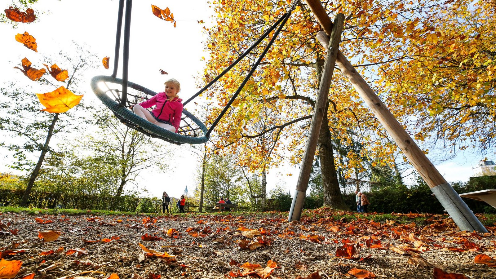 Auf den Spielplatz statt in die Schule – das geht in den Herbstferien.Foto: dpa/Thomas Warnack Auf den Spielplatz statt in die Schule – das geht in den Herbstferien.Foto: dpa/Thomas Warnack