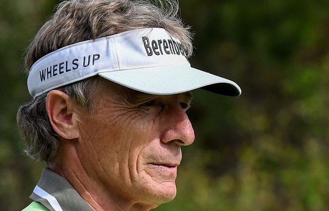 Bernhard Langer hat drei Monate nach dem Riss der linken Achillessehne sein Comeback auf der PGA Tour Champions gegeben.<span class='image-autor'>Foto: Paul Hennessy/Zuma Press/dpa</span>