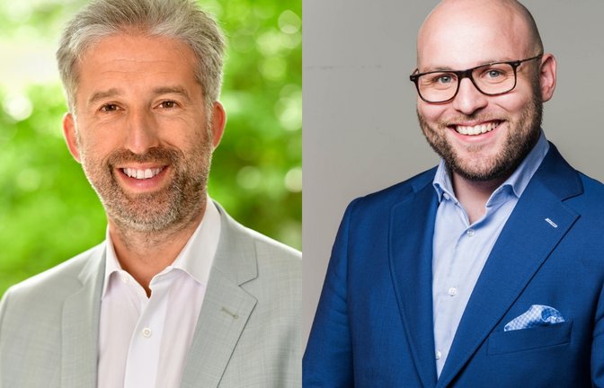 Boris Palmer (links) führt heute Abend ein Streitgespräch mit Markus Frohnmaier (rechts).<span class='image-autor'>Foto: Gudrun de Maddalena / Markus Frohnmaier</span>