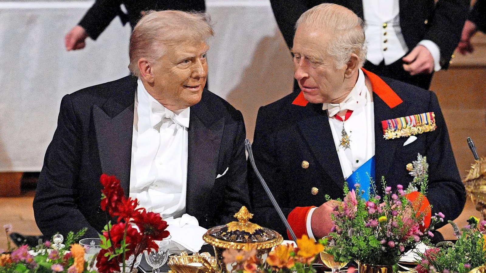 Im September 2025 war Trump (li.)  zu Gast bei  König Charles III. Nun folgte der Gegenbesuch in Washington.Foto: AFP/Yui Mok