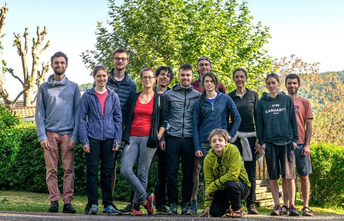Die Jugendlichen der deutschen und französischen Alpenvereine haben sich beim gemeinsamen Kletterwochenende besser kennengelernt.  <span class='image-autor'>Foto: p</span>