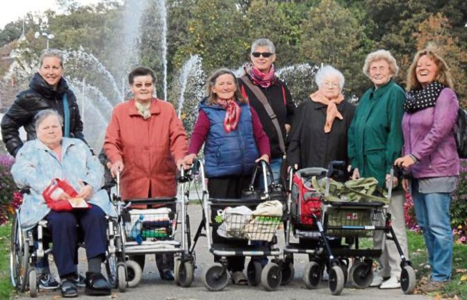 Einen schönen Ausflug erlebten die Kursana-Mitarbeiter und -Bewohner in Ludwigsburg. Foto: p