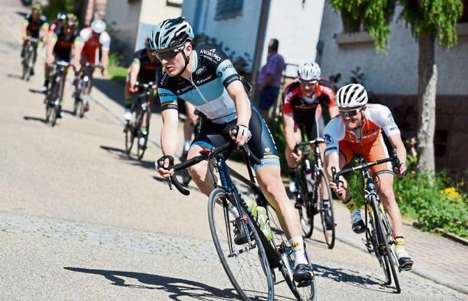 Bei den baden-württembergischen Meisterschaften schon wieder ganz vorne mit dabei: Alexander Krieger (Leopard Pro Cycling Team) Foto: Haumesser
