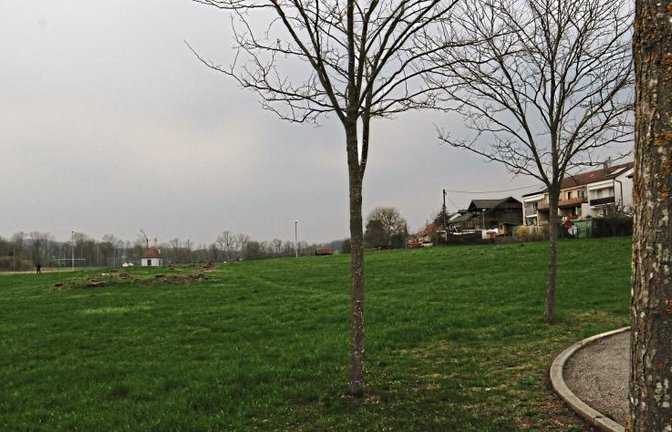 Am Ende der Mühlstraße soll das Wohnheim für Schwer- und Schwerstbehinderte entstehen.  sr