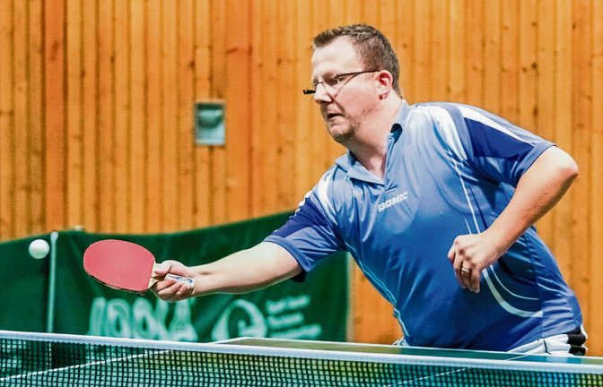 Thomas Grau hat für die TTF Gündelbach beim Sieg gegen Diefenbach II zweimal gespielt und zweimal gewonnen. Foto: Simecek