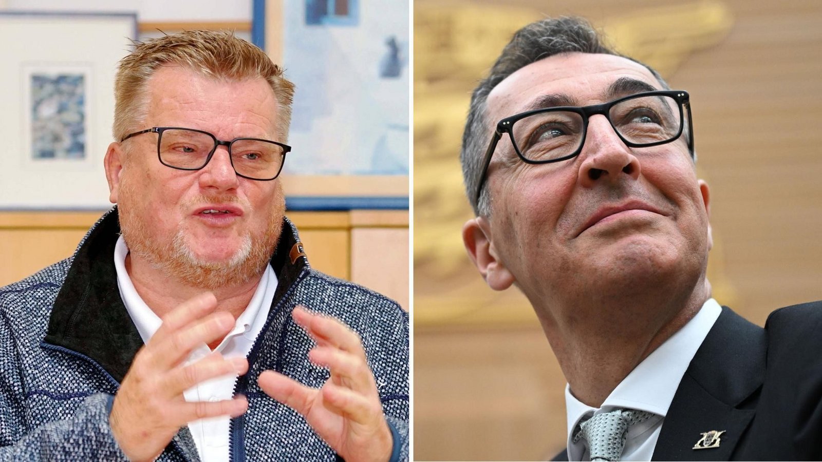 Thomas Schröder, Präsident des Deutschen Tierschutzbundes (links, Archivbild). Der Tierschutzbund hat ein Schreiben an Cem Özdemir geschickt.Foto: IMAGO/Kay-Helge Hercher, /Marijan Murat/dpa Thomas Schröder, Präsident des Deutschen Tierschutzbundes (links, Archivbild). Der Tierschutzbund hat ein Schreiben an Cem Özdemir geschickt.Foto: IMAGO/Kay-Helge Hercher, /Marijan Murat/dpa