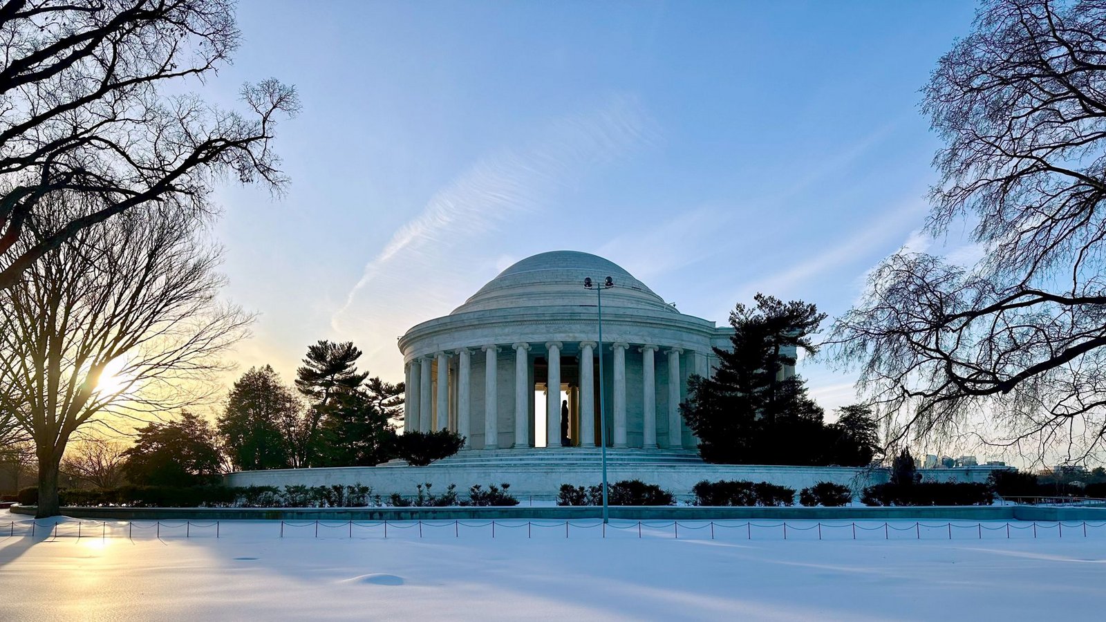 Das Jefferson Memorial in Washington D.C. erinnert  an Thomas Jefferson, von 1801 bis 1809 der dritte amerikanische Präsident und der hauptsächliche Verfasser der Unabhängigkeitserklärung.Foto: Arte/Frederik Walker