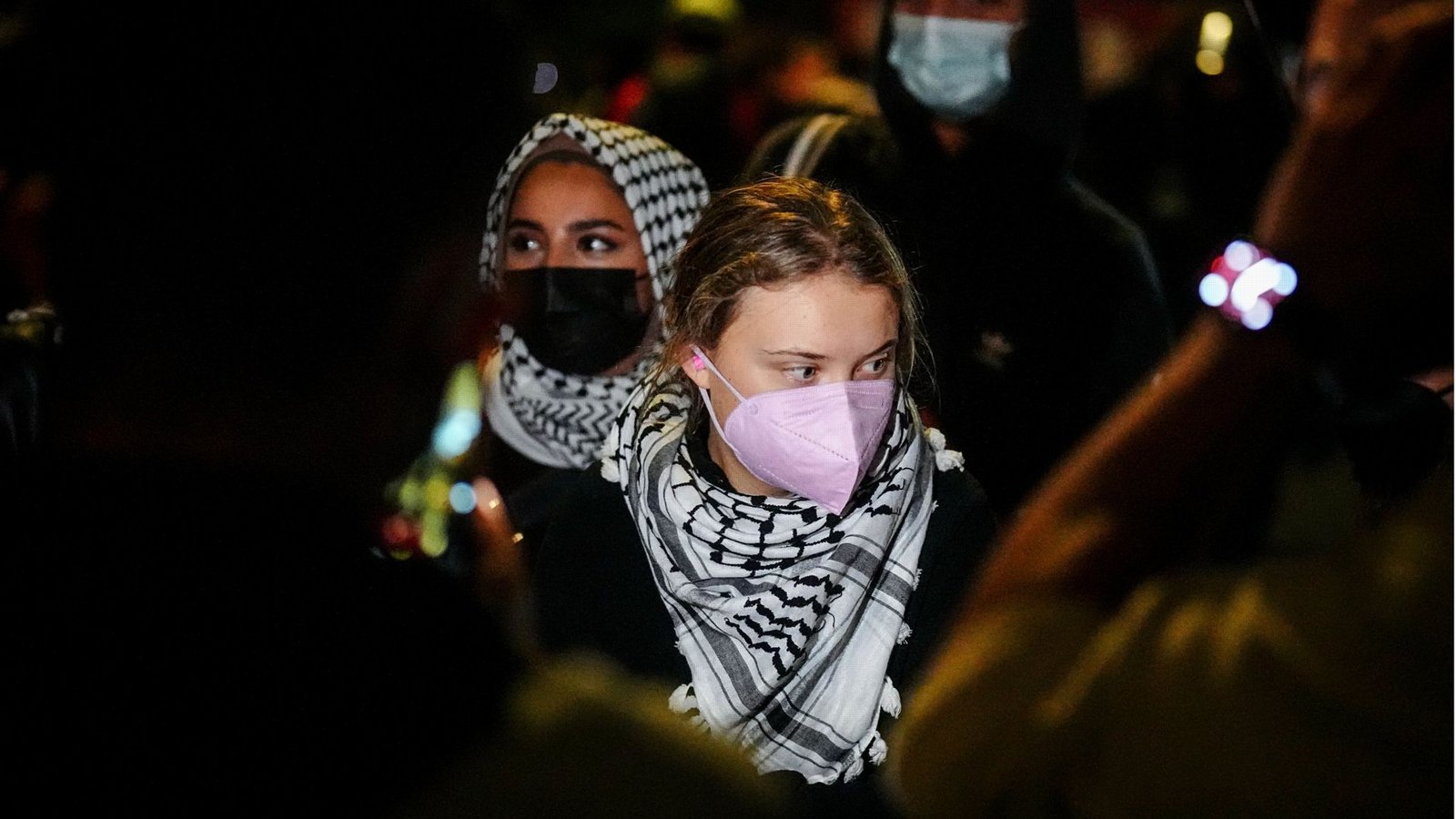 Schon am 7. Oktober, dem Jahrestag des Hamas-Überfalls auf Israel, nahm Greta Thunberg in Berlin an einer Pro-Palästina-Demonstration teil.Foto: dpa/Kay Nietfeld Schon am 7. Oktober, dem Jahrestag des Hamas-Überfalls auf Israel, nahm Greta Thunberg in Berlin an einer Pro-Palästina-Demonstration teil.Foto: dpa/Kay Nietfeld