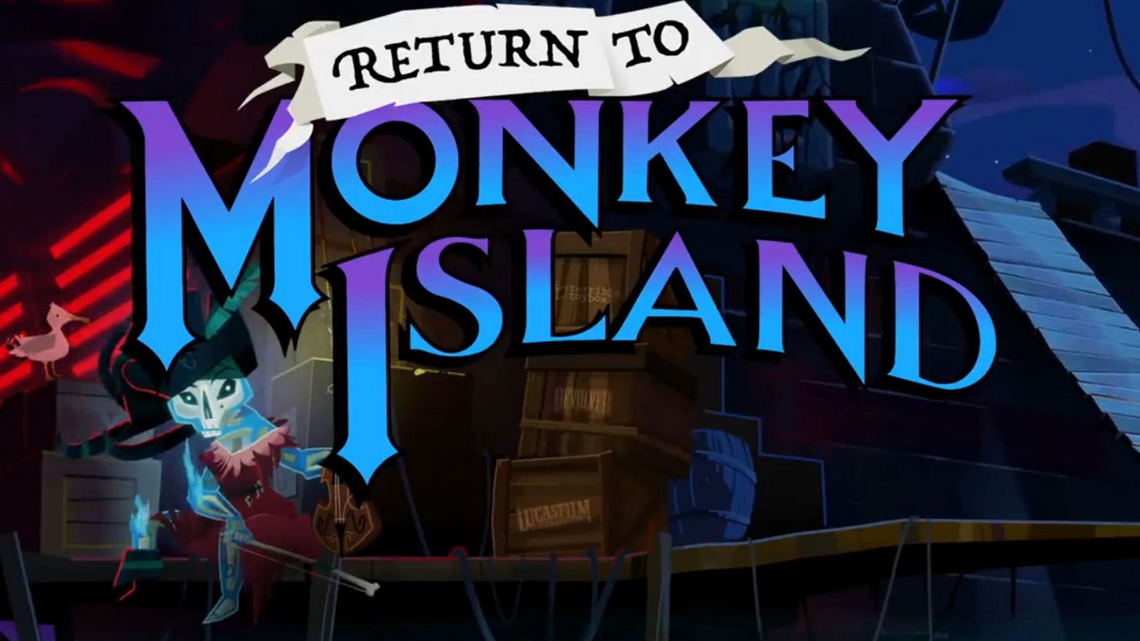Die Netzgemeinde freut sich über die Ankündigung von „Return to Monkey Island“.Foto: Devolver Digital/Lucasfilm Games