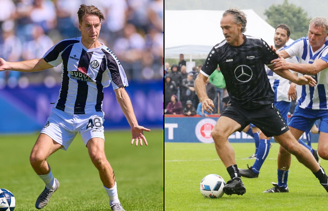 Gianluca Gaudino führt Regie beim VfR Aalen, Papa Maurizio ist noch bei Benefizspielen und auch in der VfB-Traditionself am Ball.<span class='image-autor'>imago und Baumann</span>