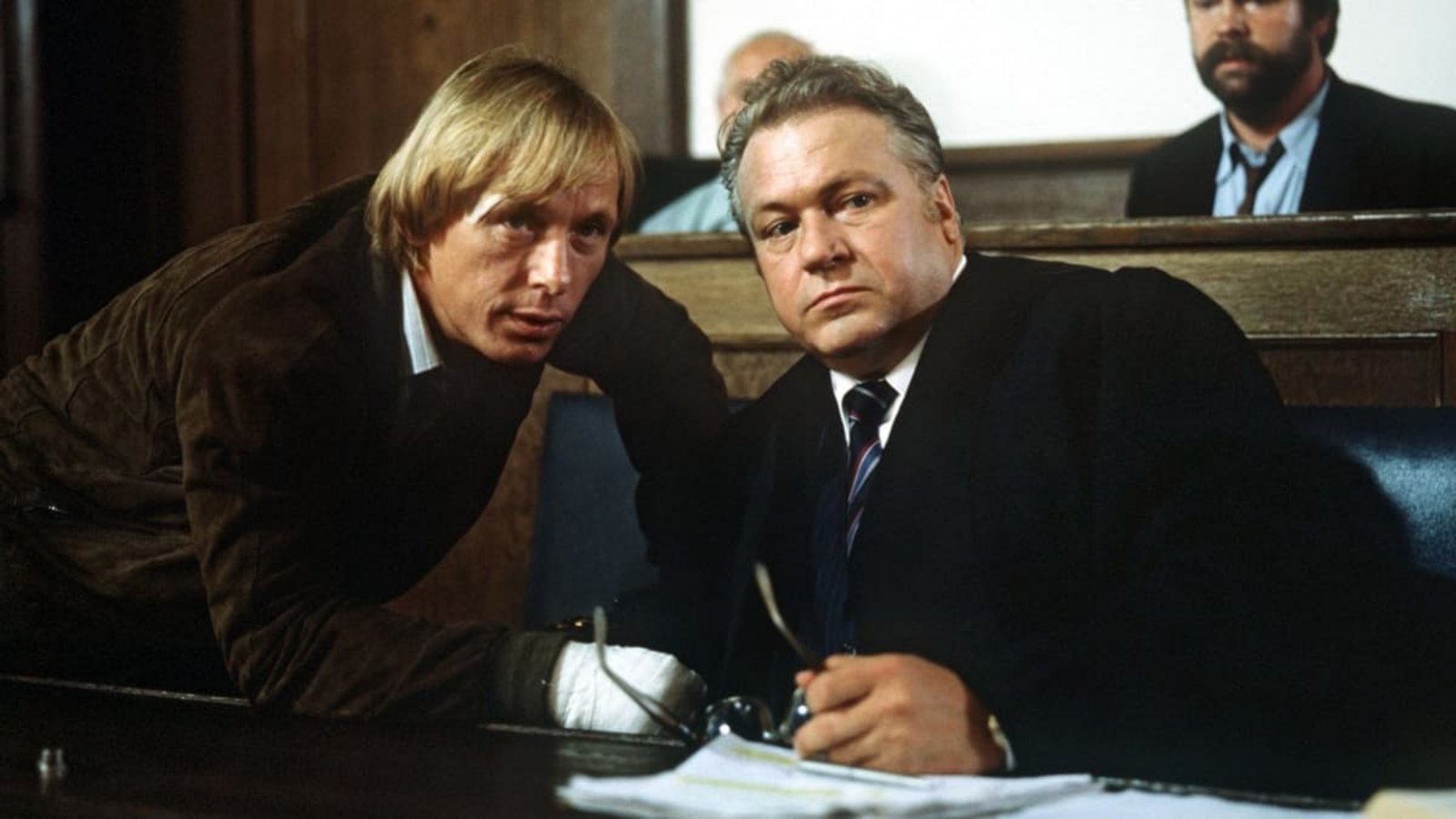 „Ein Fall für zwei“: Claus Theo Gärtner (l) als Privatdetektiv Matula und sein erster „Dienstherr“ Günter Strack als Rechtsanwalt Dr. Renz. (Archivfoto)Jörg Schmitt/dpa „Ein Fall für zwei“: Claus Theo Gärtner (l) als Privatdetektiv Matula und sein erster „Dienstherr“ Günter Strack als Rechtsanwalt Dr. Renz. (Archivfoto)Jörg Schmitt/dpa
