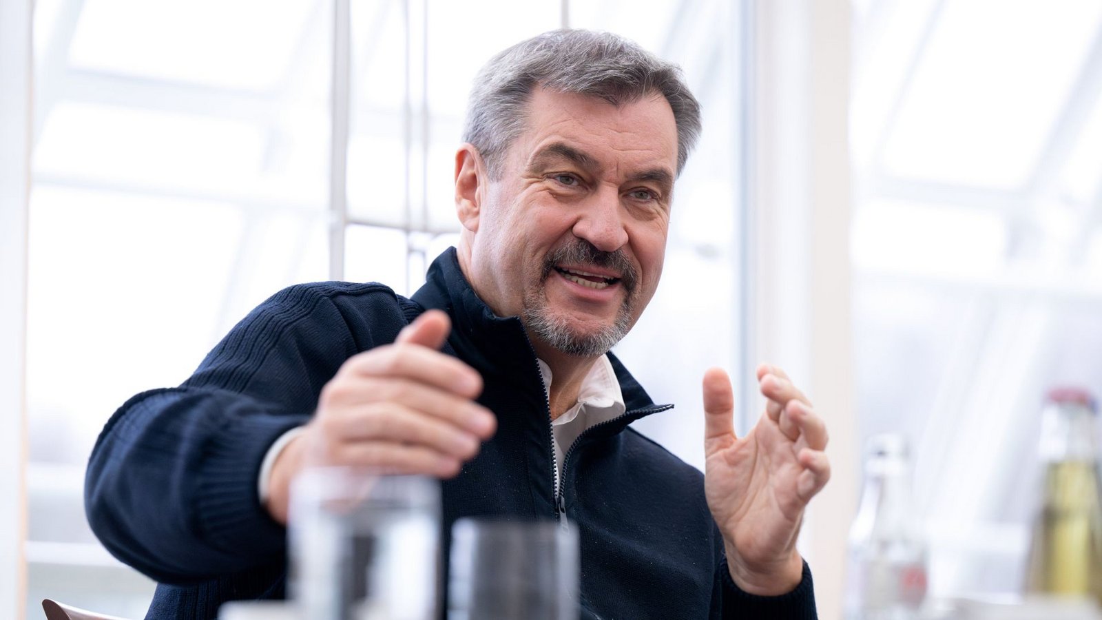 CSU-Chef Markus Söder nimmt für seine Partei eine wichtige Rolle in Anspruch.Foto: dpa/Sven Hoppe