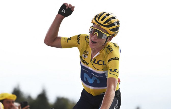 Annemiek van Vleuten machte das Double aus Giro- und Tour-Sieg perfekt.<span class='image-autor'>Foto: Jeff Pachoud/AFP/dpa</span>