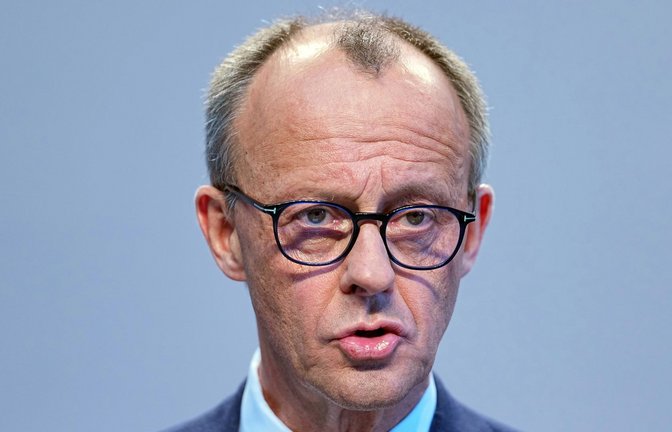 Friedrich Merz war am Sonntagabend bei Caren Miosga zu Gast (Archivbild).<span class='image-autor'>Foto: dpa/Michael Kappeler</span>