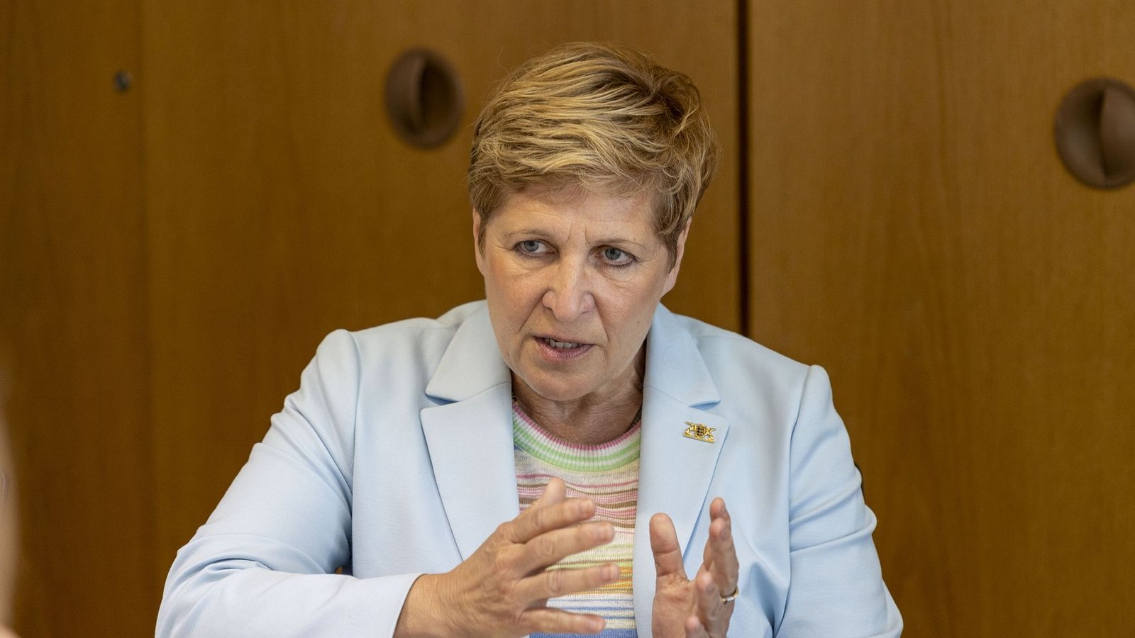 Bauministerin Nicole Razavi (CDU) hat die Novelle als radikale Reform angekündigt.Foto: Lichtgut//Leif Piechowski
