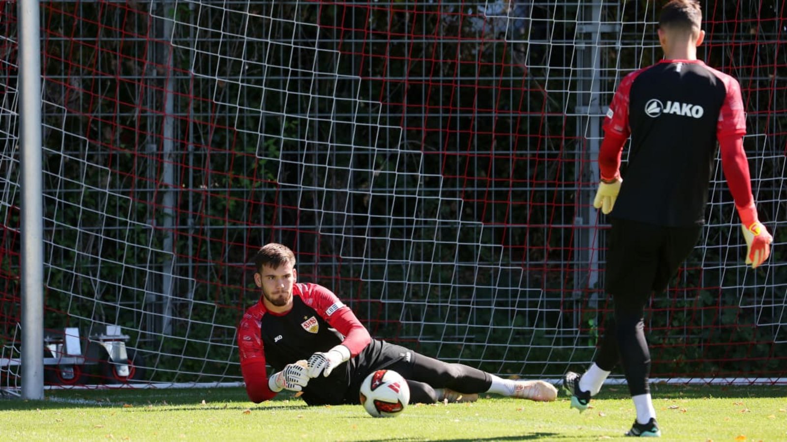 Dennis Seimen beim Training am DienstagBaumann/Julia Rahn