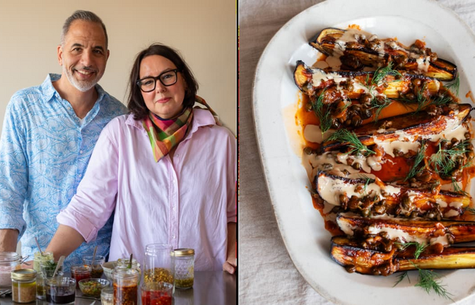 Yotam Ottolenghi und Verena Lochmuller haben ein neues Kochbuch. Es widmet sich wieder den „einfachen“ Gerichten.<span class='image-autor'>© DK Verlag /Jonathan Lovekin</span>