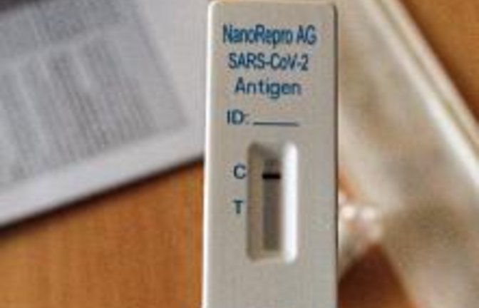 Negativer Test.  LE