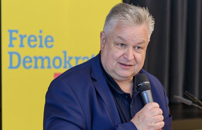 Der Bundestagsabgeordnete Michael Link berichtete über aktuelle Themen aus der Bundespolitik.  <span class='image-autor'>Foto: p</span>