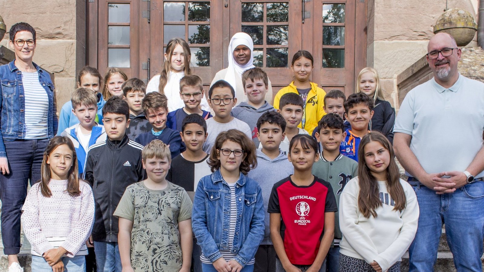 Neu an der Gemeinschaftsschule der Schlossbergschule: die Klasse 5b.  Fotos: p