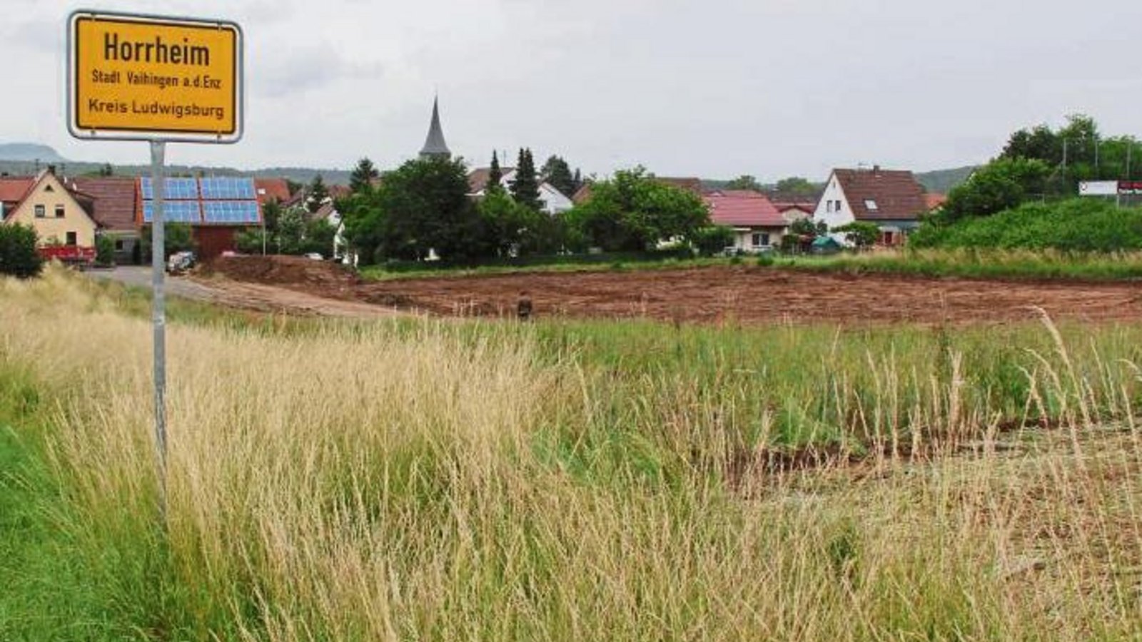 Horrheim bekommt einen Penny-Markt. Die Bauarbeiten dafür haben begonnen, die oberste Bodenschicht wurde bereits abgetragen. Foto: Elsässer Horrheim bekommt einen Penny-Markt. Die Bauarbeiten dafür haben begonnen, die oberste Bodenschicht wurde bereits abgetragen. Foto: Elsässer