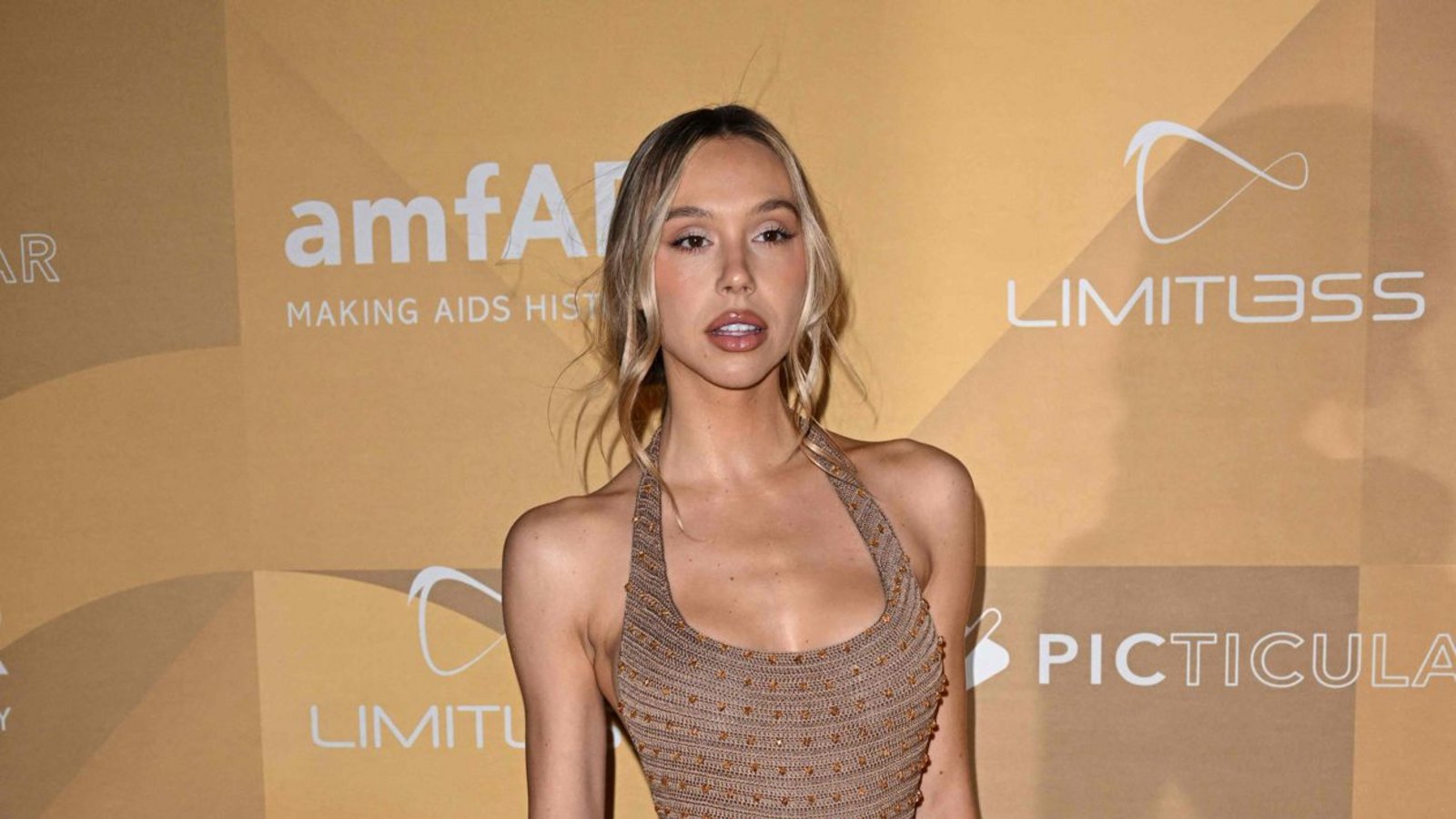 Zugegen war auch das Model und die Social-Media-Bekanntheit Alexis Ren.Foto: AFP/ROBYN BECK Zugegen war auch das Model und die Social-Media-Bekanntheit Alexis Ren.Foto: AFP/ROBYN BECK