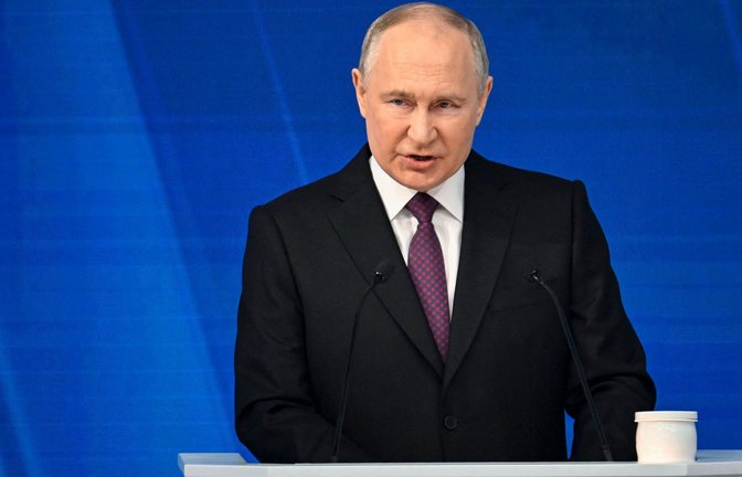 Wladimir Putin droht erneut der westlichen Welt.<span class='image-autor'>Foto: AFP/ALEXANDER NEMENOV</span>