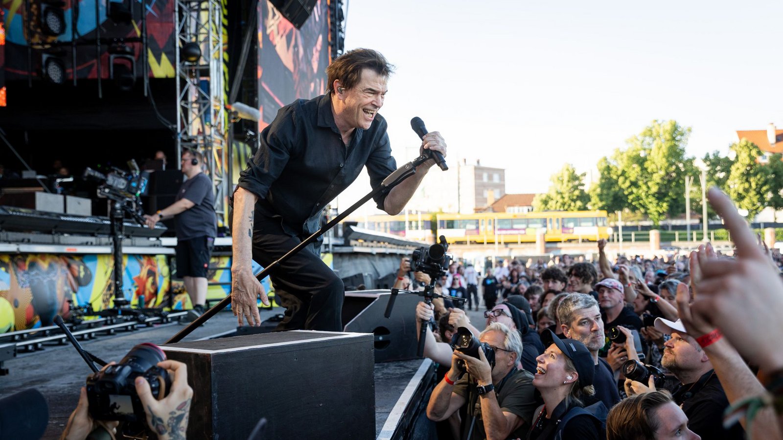 Campino von den Toten Hosen beim Stuttgarter Abschiedskonzert auf dem WasenFoto: Lichtgut/Julian Rettig