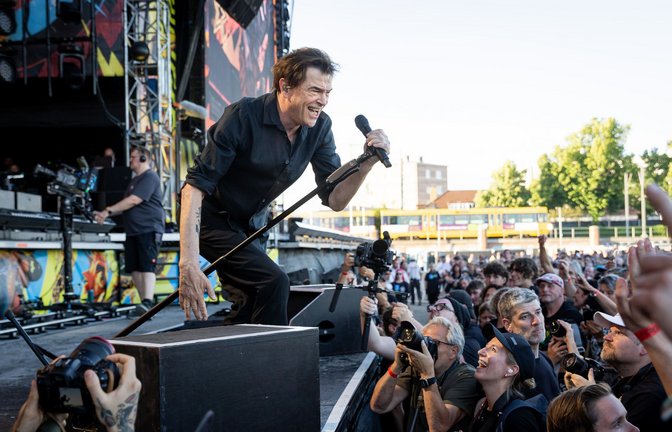 Campino von den Toten Hosen beim Stuttgarter Abschiedskonzert auf dem Wasen<span class='image-autor'>Foto: Lichtgut/Julian Rettig</span>