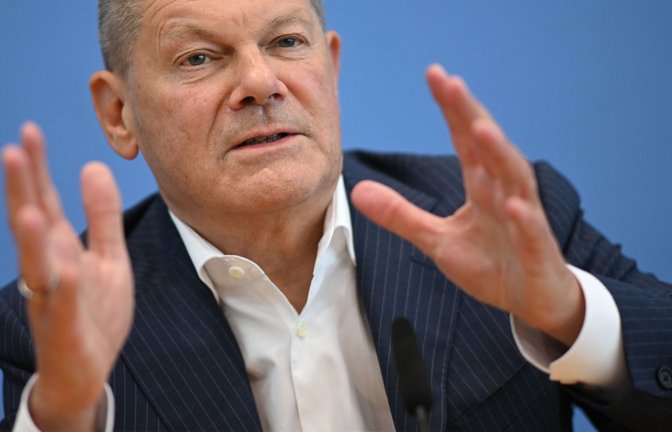 Das SPD-Präsidium stellt sich in der Sicherheitspolitik eindeutig hinter Olaf Scholz.<span class='image-autor'>Foto: dpa/Britta Pedersen</span>