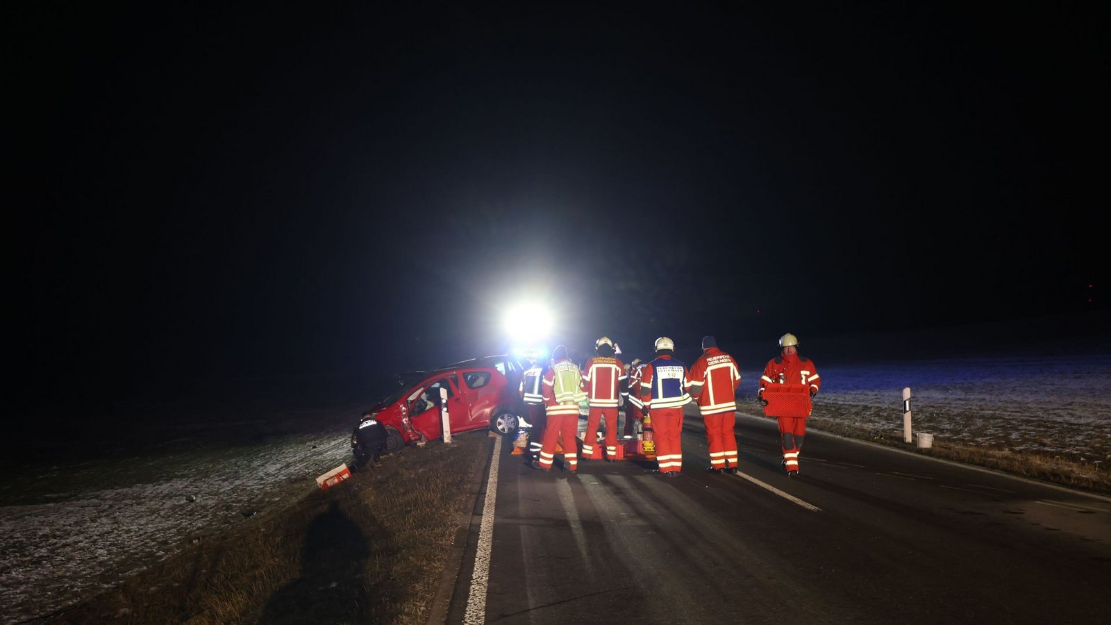 Rettungskräfte waren im Einsatz.Foto: SDMG/Kern
