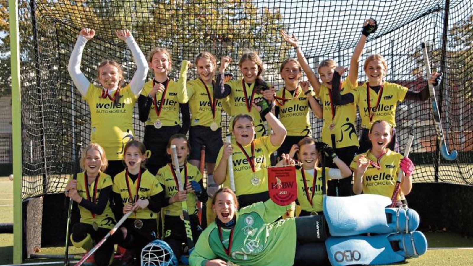 Hat sich zum Meister gekrönt: die weibliche U 12 der SG Ludwigsburg/Vaihingen Foto: privat Hat sich zum Meister gekrönt: die weibliche U 12 der SG Ludwigsburg/Vaihingen Foto: privat