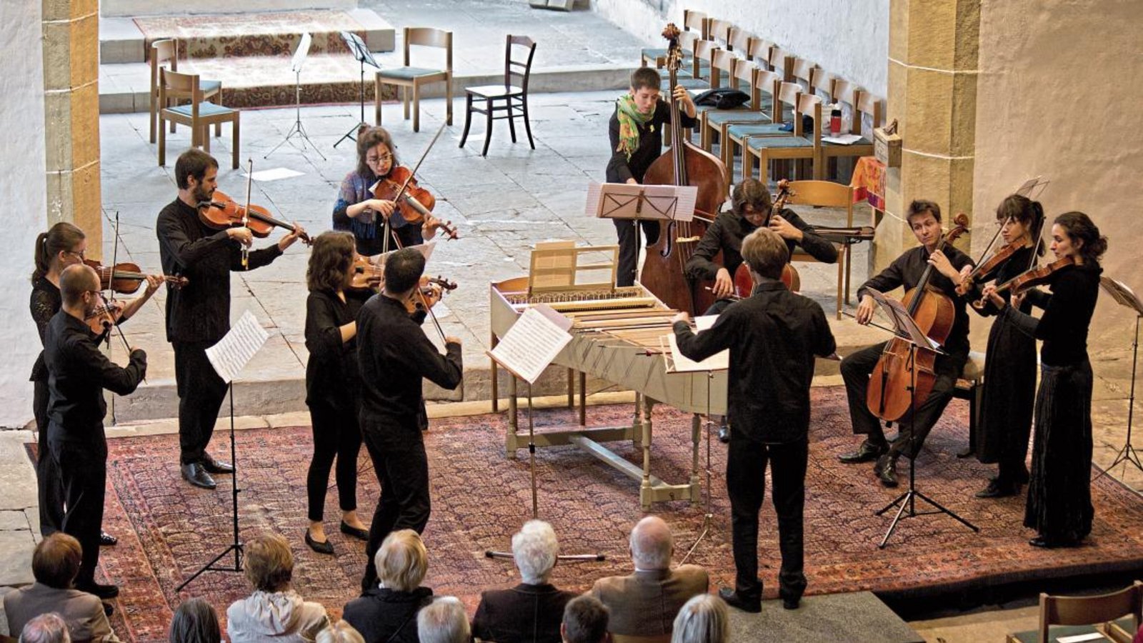 Teilnehmer der Lienzinger Akademie gestalteten das jüngste Konzert in der Frauenkirche.  Foto: Friedrich
