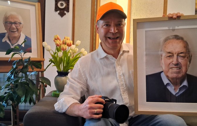 „Man hört den Älteren viel zu wenig zu“: Andreas Mattes hat ein Projekt gestartet, das die Generation Ü 90 in den Mittelpunkt stellt.  <span class='image-autor'>Foto: Kauer</span>