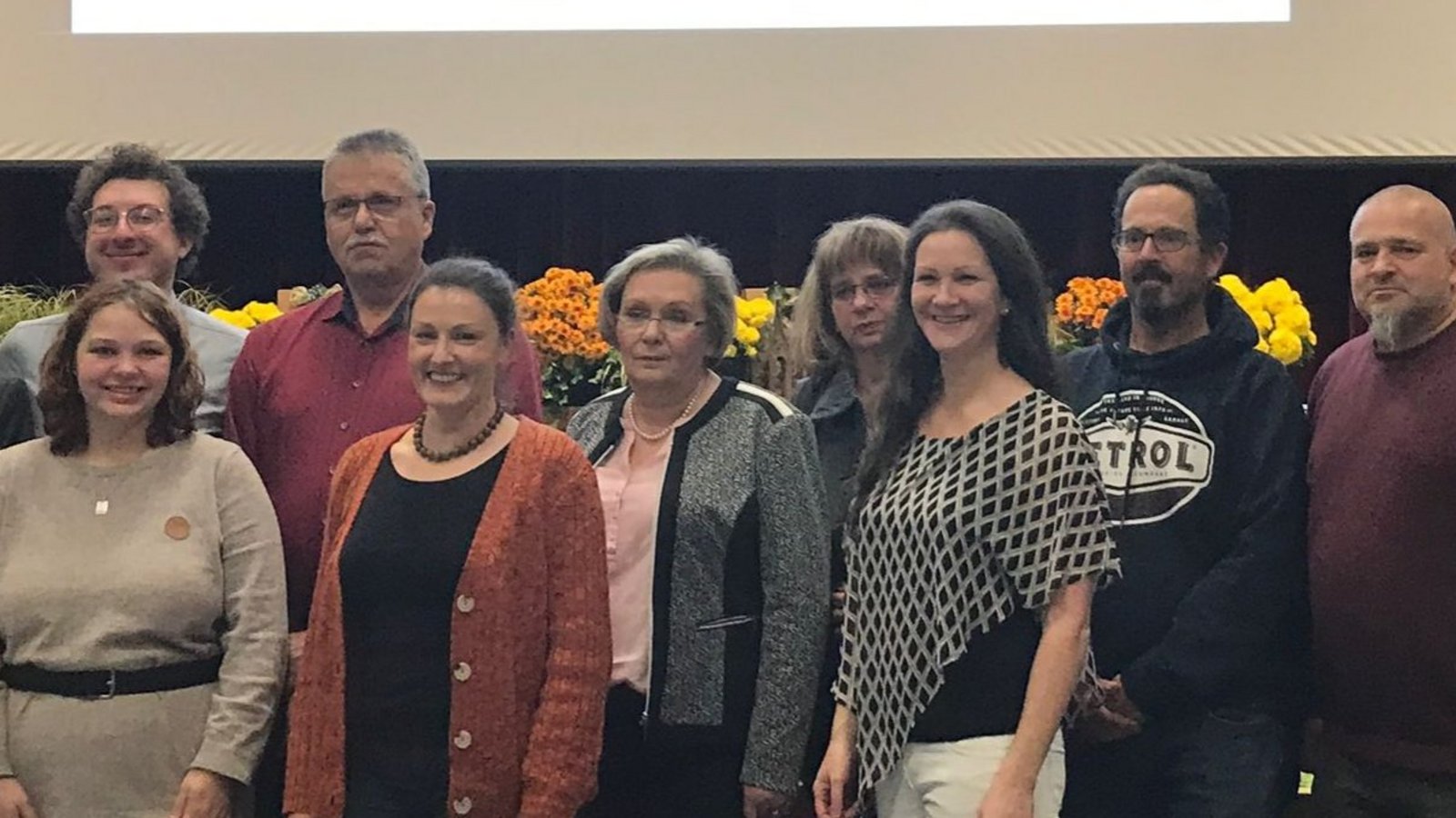 Der Vorstand des neuen OGV Sachsenheim.  Foto: p