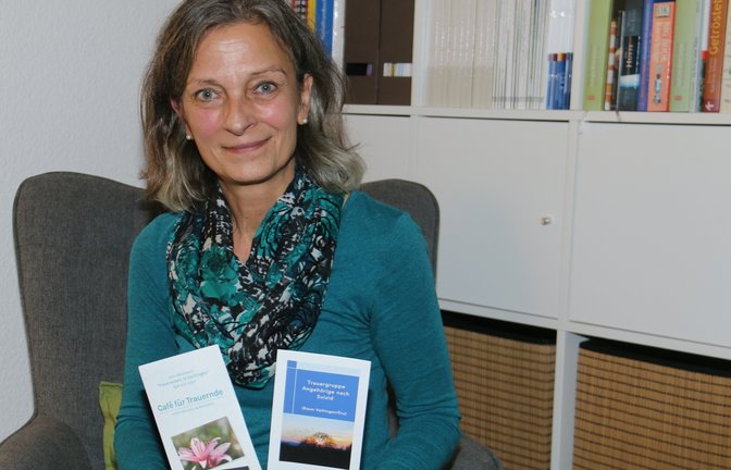 Iris van Bergen leistet ehrenamtlich Trauerarbeit. Fotos: Rücker
