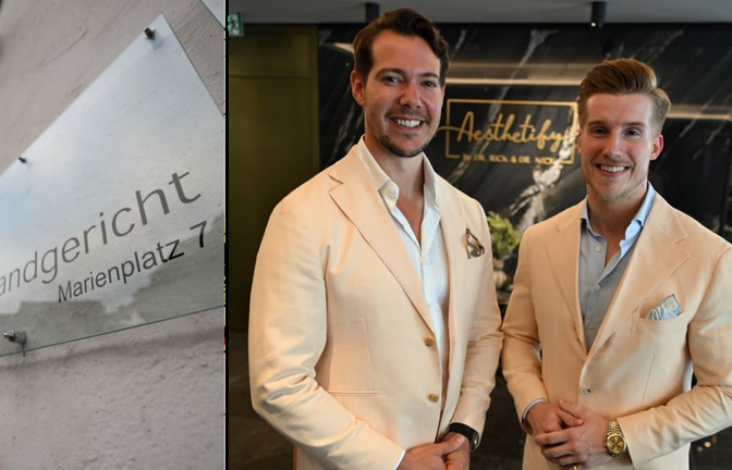 Die Beauty-Docs "Dr. Rick" und "Dr. Nick" hatten in ihrer Schönheitsklinik Aesthetify in Konstanz einen falschen Arzt beschäftigt. Der 28-Jährige muss sich nun vor Gericht verantworten.<span class='image-autor'>Federico Gambarini/dpa</span>