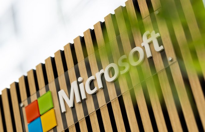 Das Logo von Microsoft.<span class='image-autor'>Foto: Rolf Vennenbernd/dpa</span>