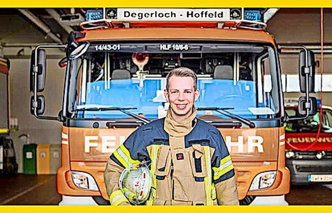Seit vielen Jahren Feuerwehrmann: Friedrich Haag, 37<span class='image-autor'>Foto: Prospekt Haag</span>