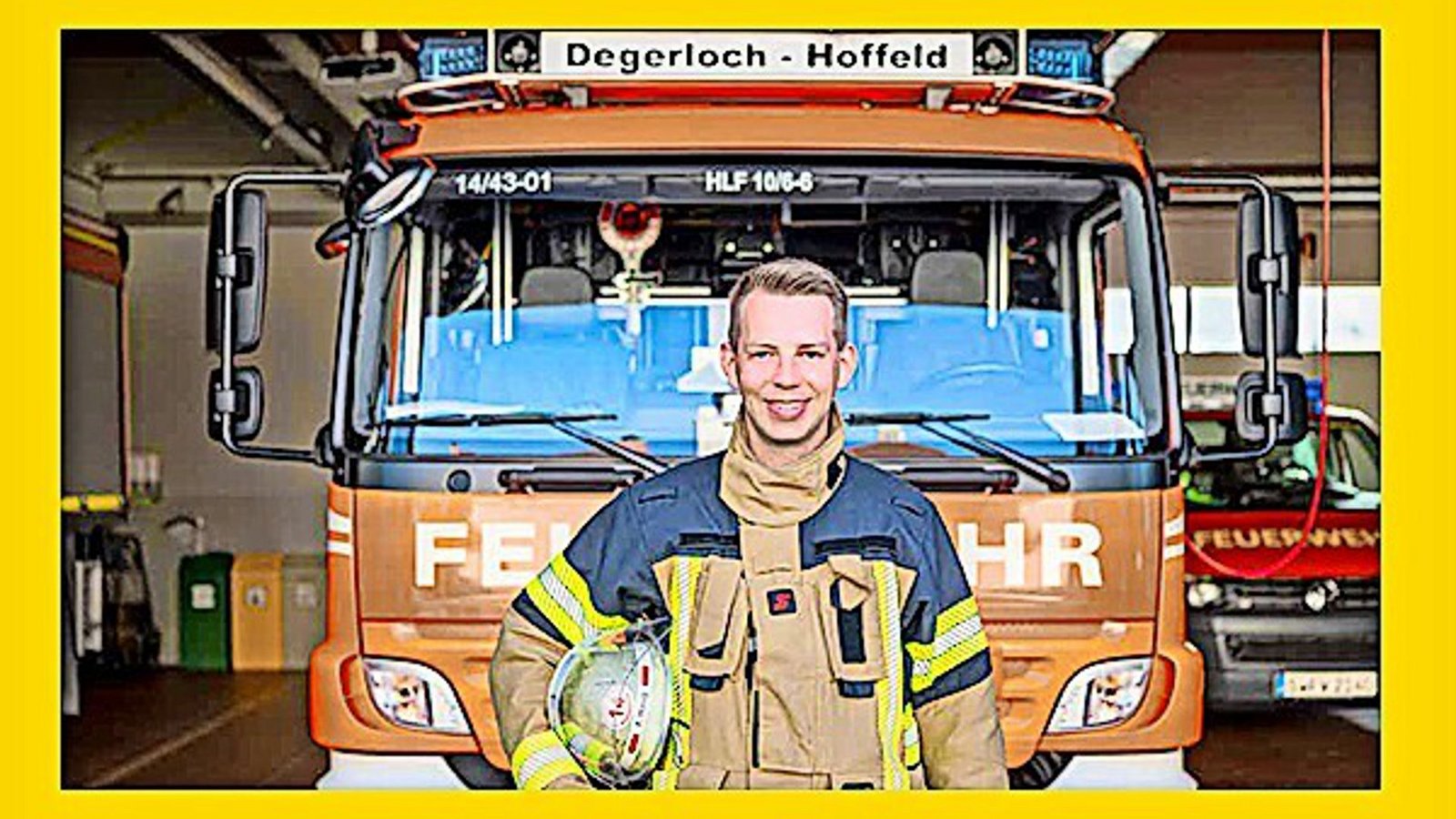 Seit vielen Jahren Feuerwehrmann: Friedrich Haag, 37Foto: Prospekt Haag
