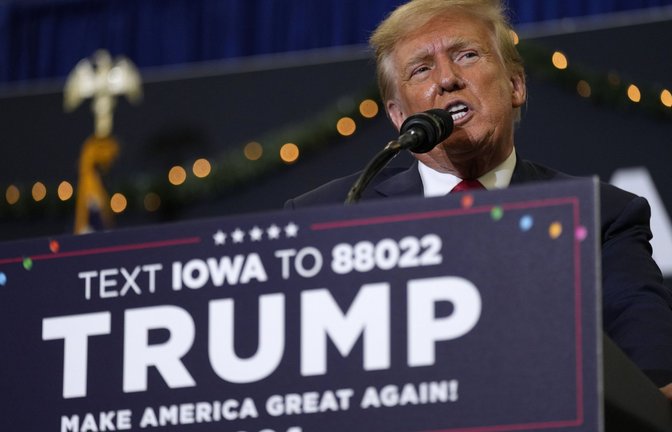 Vorwahlen im US-Staat Iowa: Ist Trump noch zu stoppen?<span class='image-autor'>Foto: dpa/Charlie Neibergall</span>