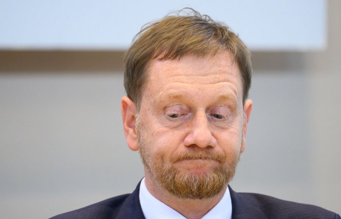 Michael Kretschmer (CDU) wird mit den Sozialdemokraten gemeinsam eine Minderheitsregierung in Sachsen anführen. (Archivbild)<span class='image-autor'>Foto: dpa/Robert Michael</span>