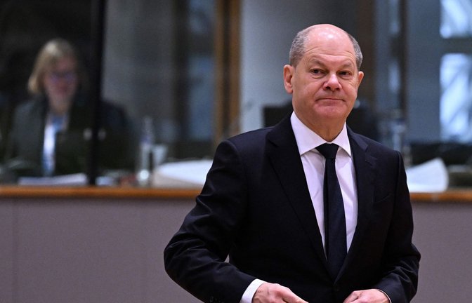 Olaf Scholz hat sich mit dem Coronavirus infiziert.<span class='image-autor'>Foto: AFP/JOHN THYS</span>