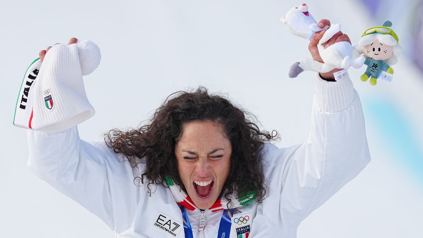 Federica Brignone hat sich nach einer schweren Verletzung zurückgekämpft und in Cortina Gold im Super-G gewonnen.Foto: Michael Kappeler/dpa Federica Brignone hat sich nach einer schweren Verletzung zurückgekämpft und in Cortina Gold im Super-G gewonnen.Foto: Michael Kappeler/dpa