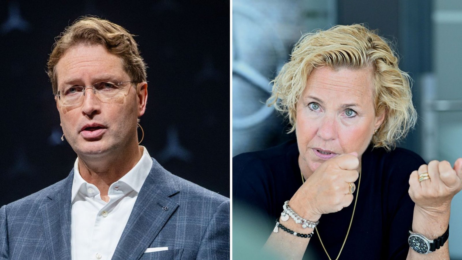 Ola Källenius und Britta Seeger: Der Mercedes-CEO und die Personalchefin des Konzerns sprechen über die Herausforderungen am Standort Deutschland.Foto: dpa, Bernd Weißbrod/dpa