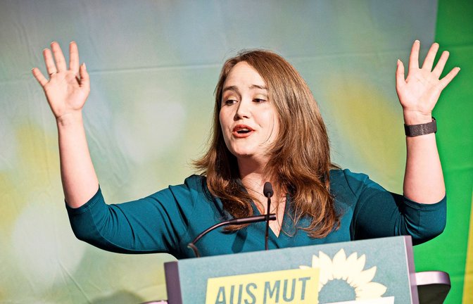 Ricarda Lang äußerte sich über X zur Teilzeit-Debatte.<span class='image-autor'>Foto: dpa</span>