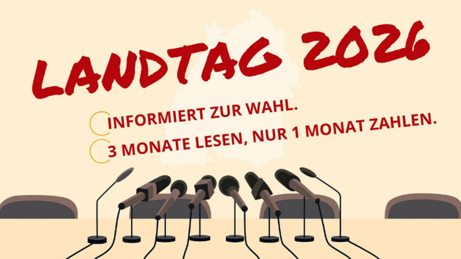 Zur Landtagswahl gibt es das E-Paper und Web-Abo der Stuttgarter Nachrichten zu einem besonders günstigen Preis.Foto: StZN Zur Landtagswahl gibt es das E-Paper und Web-Abo der Stuttgarter Nachrichten zu einem besonders günstigen Preis.Foto: StZN